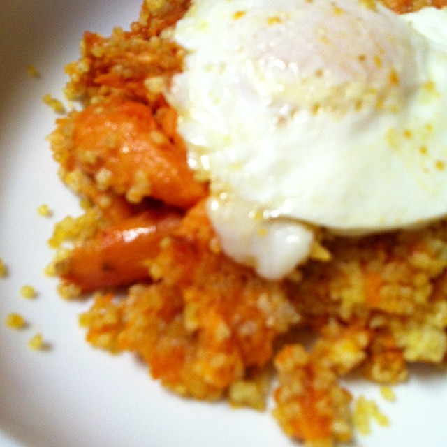 eggs and sweet potatoes